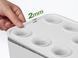 Indoor Herb Garden Hydroponic Planting System: 10 Pod LED Growth Kit