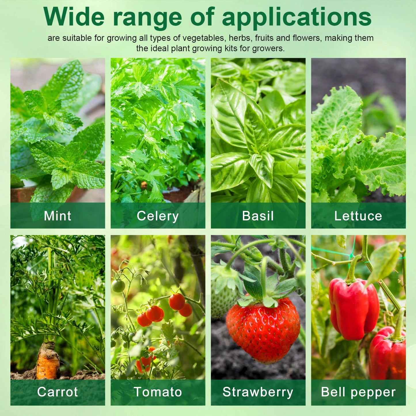 125Pcs Hydroponic Pods Kit Seed Grow Sponges